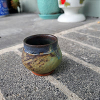 matte green/blue bowl/cup 11/24