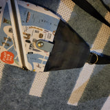 "NY" RPC, wax canvas Mini-Travel Slingbag