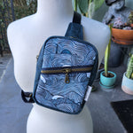 Nessie, Blue wax Canvas