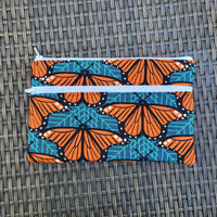 Orange Butterfly- Dbl Zip