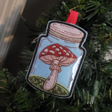 Mushroom Jar Ornament