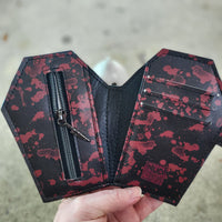 Splatter, Claudia Coffin Wallet