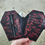 Splatter, Claudia Coffin Wallet