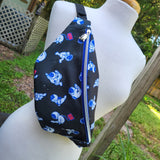 Yogi Astronauts, one zipper fanny/sling
