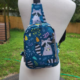 Racoon, Repreve. Simplistic Sling Bag