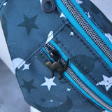 Ghosts & Cats, double zipper fanny/sling