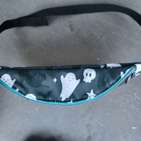 Ghosts & Cats, double zipper fanny/sling