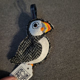 Puffin, Harris Tweed Ornament