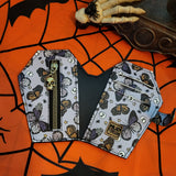MOTHS&SKULLS, Claudia Coffin Wallet