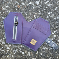 Purple Bats , Claudia Coffin Wallet