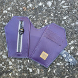 Purple Bats , Claudia Coffin Wallet