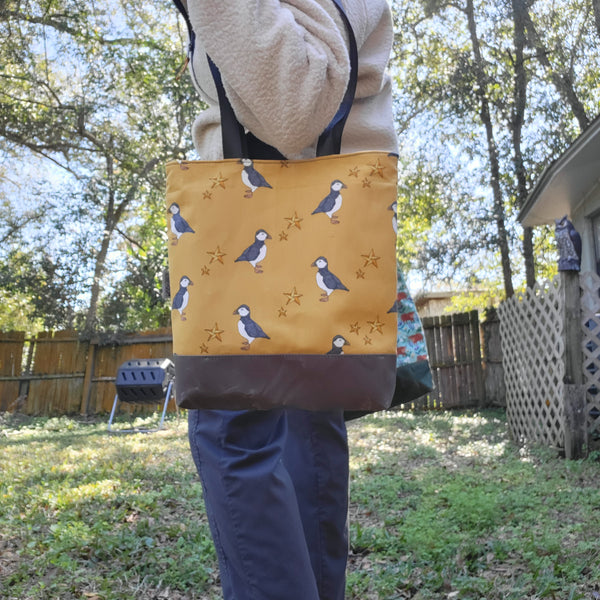 PUFFIN, small Sylvie Tote