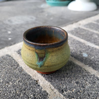 matte green/blue bowl/cup 11/24