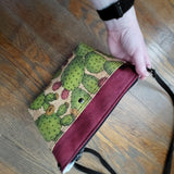 Prickly Pear cork, WIDE Callisto crossbody