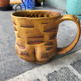tan (lines) Boobie Mug 11/24