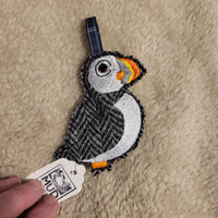 Puffin, Harris Tweed Ornament