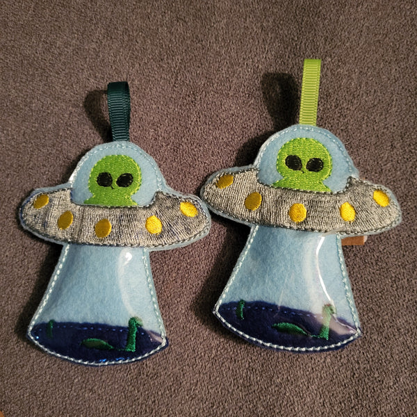 UFO & Nessie Ornament