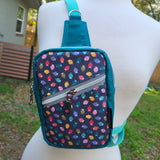 Rainbow Sheep & Wax Canvas, Andie Slingbag