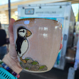Puffin on Rocks Mug