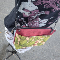 Prickly Pear cork, WIDE Callisto crossbody