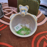 Pig SALT bowl, incense, air flower...jewely dish