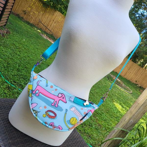 DOGS, Crescent Crossbody, Proper Fit Clothing Pattern