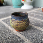 matte green/blue bowl/cup 11/24