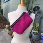 PINK HARRIS TWEED VINYL 5th Avenue Fanny/Sling