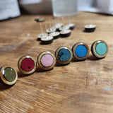 Cork & Walnut Stud Earrings