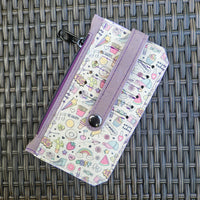 90s Icons purple. cork Purse pal