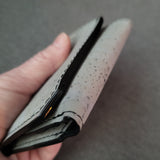 ID window, Lt Gray Cork Tri-Fold