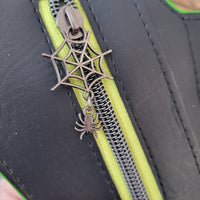 SPIDER WEBS glows in the dark, Claudia Coffin Wallet