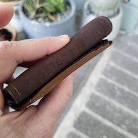 Brown Cork Tri-Fold