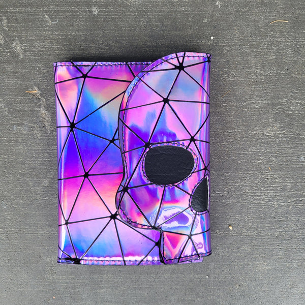 Purple , Passport Skull Wallet