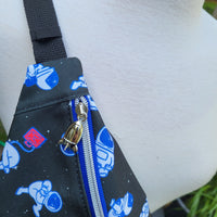 Yogi Astronauts, one zipper fanny/sling