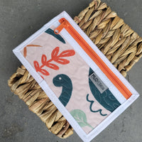 Nessie - orange zipper Medium