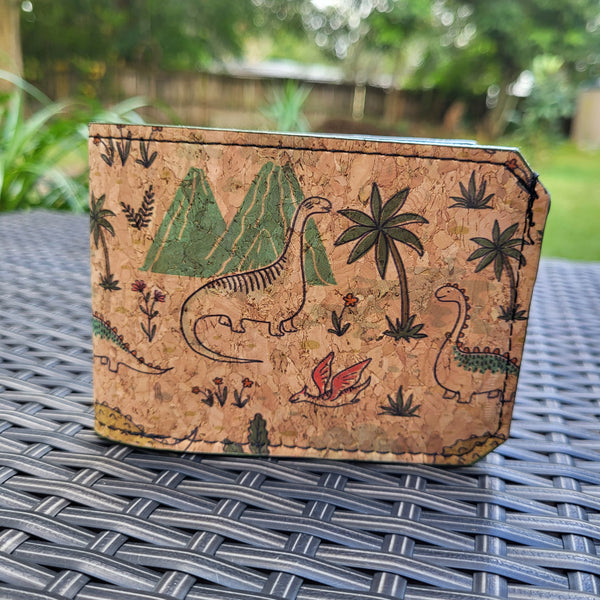 Dino & Brown Cork Bi-Fold