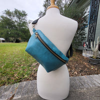 Blue Vinyl, MADE Pattern fanny/sling