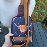 Highland Cow, Andie Canvas