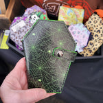 SPIDER WEBS glows in the dark, Claudia Coffin Wallet