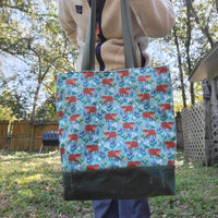Highland Cow, small Sylvie Tote