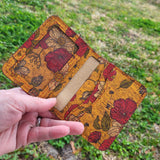 Red Flowers Bill fold