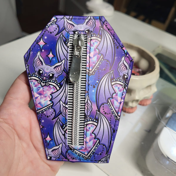 Bats w/ jewels, Il Bambino Coffin Wallet