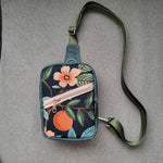 Citrus, blue wax Canvas