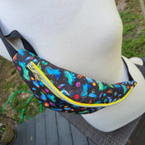 Space Dinos, one zipper fanny/sling