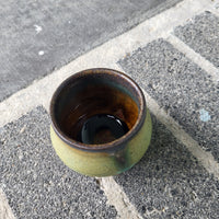matte green/blue bowl/cup 11/24