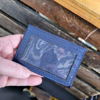 Navy Blue Front Pocket ID Wallet