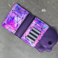 Purple , Passport Skull Wallet
