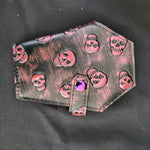 PINK SKULLS, Claudia Coffin Wallet