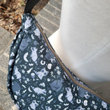 Racoon, Crescent Crossbody, Proper Fit Clothing Pattern